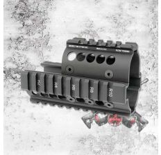 Midwest Mini Draco Pstl Quad Rail Black