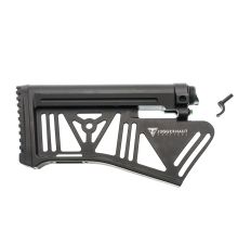 Juggernaut Tactical Silent Stock System - Black | AR15 | Featureless