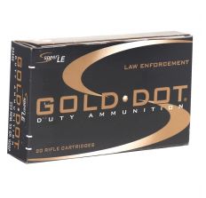 Speer Gold Dot LE Duty 223 Remington Ammo 62 Grain Soft Point