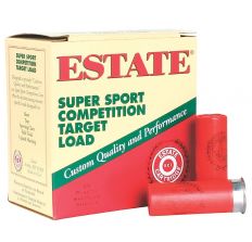 Estate Shotshells 12GA 2.75" 3 1oz. Super Sport Competition Target Load #8 250RD CASE