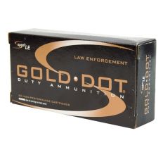 CCI Speer Gold Dot 40 S&W 165gr GDHP Hollow Point 50rd Box LE Duty Ammunition