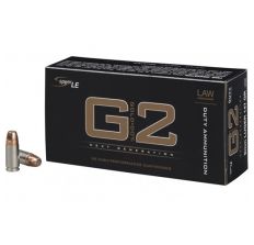 CCI/SPEER LE G2 DUTY 9MM 147GR JACKETED HOLLOW POINT 50RD/BOX