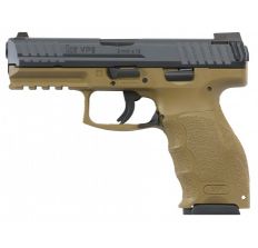 Heckler & Koch HK VP9 LE 9mm FDE frame/black slide w/ Tritium Night Sights 4.09" barrel (3) 15rd mags Flat Dark Earth 700009FDELE-A5