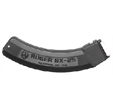 RUGER MAGAZINE BX-25 10/22 .22LR 25-ROUNDS BLACK POLYMER