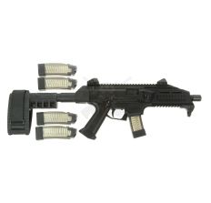 CZ SCORPION EVO 3 S1 9MM PISTOL -SBX PACKAGE Includes Sig SBX brace, buffer adapter & tube and (5) 20rd mags 1/2x28mm 91351