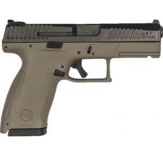 CZ P-10 Compact FDE 9mm Pistol 3.8'' barrel Night Sights (2) 15rd mags