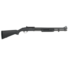 Mossberg 590 Shotgun - MOSSBERG 590A1 XS SECURITY 12GA 20" BARREL 3" BLK PARKERIZED | TRI-RAIL FOREND