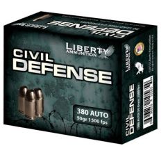 Civil Defense .380 ACP 50gr HP 20/bx