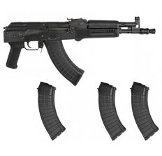 PIONEER ARMS POLISH HELLPUP AK-47 7.62X39 11.73" BLK 4-30RD MAGS