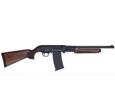 Black Aces Tactical Pro Series M 12GA Pump Shotgun 18.5" Barrel Walnut