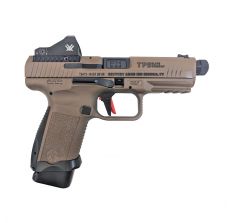 CENTURY ARMS CANIK TP9 ELITE COMBAT 9MM DESERT TAN 15RD W/VORTEX VIPER RED DOT