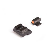 Night Fision Canik Tritium Night Sight Set - Orange Front | Black U Notch Rear | Fits TP9SFX & TP9SFL