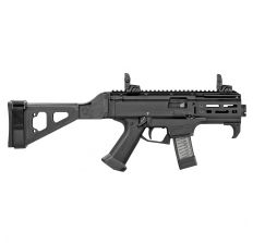 CZ Scorpion Evo 3 S2 Micro Pistol Black 9mm 4.1" Barrel 20rd SB Tactical Side Folding Brace