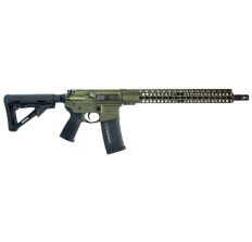 DB15 AR Rifle - Diamondback DB15 AR15 Rifle 5.56 Nato 16" Barrel 15" Keymod Handguard CTR Stock OD Green