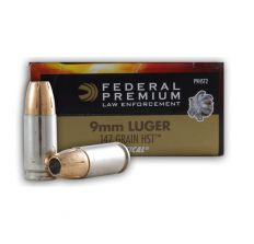 Federal Premium HST LE 9mm Luger JHP Ammo 147 Grain Jacketed Hollow Point 50rd box