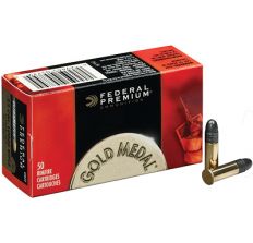 Federal Ammunition Gold Medal.22LR 1200FPS. 40GR. LEAD-RN 50PK