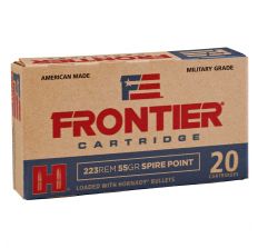 Hornady Frontier Ammunition 223 Rem 55gr SP 20rd Box 