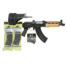 Century Arms PAP M92 AK pistol 7.62x39 AK-47 10'' barrel SB47 Arm Brace & Krinkov Muzzle Brake Included (Unassembled) & (2) 30rd AK MOE Pmags & (1) 30rd Steel mag