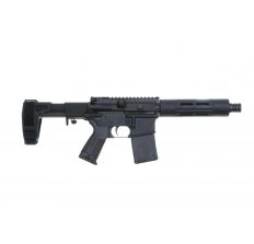 Del-Ton AR-15 Pistol 7.75" 30rd Black SB Tactical PDW Brace, Hera Grip and 20rd Magazine and Midwest Industries Blast Diverter