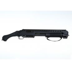 Mossberg 590 Shockwave 14 Barrel 3 Chamber NON NFA with Black Aces Tactical Rail and Shell Holder