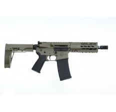 Diamondback DB15 AR15 Pistol 5.56NATO 7.5" FDE (1) 30rd mag with FDE Gear Head Works Mod 2 Tailhook 