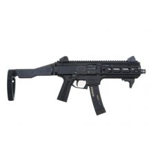 CZ Scorpion 3 S1 9mm Pistol with Side Folding Tailhook Midwest M-Lok Handguard 30rd Black Windowed Magazine and Apex Grip 