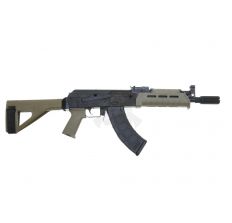 Century Arms US DRACO 7.62x39 AK Pistol FDE 10.5" barrel w/ Magpul Pistol grip, Magpul MOE handguard, FDE SB Tactical SOB47 Brace & MI Blast Can (1) 30rd mag 