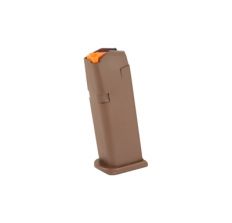 GLOCK OEM MAGAZINE 9MM 15RD G19 FDE ORANGE FOLLOWER