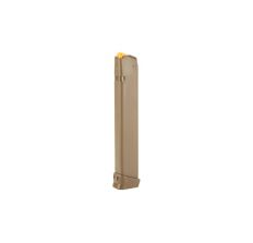 GLOCK OEM MAGAZINE 33RD FLAT DARK EARTH FDE ORANGE FOLLOWER