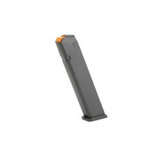 GLOCK OEM MAGAZINE 9MM 24RD BLACK ORANGE FOLLOWER- BULK PACKAGING