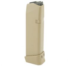 Glock OEM Magazine 19X G17 9MM 19RD Coyote Tan