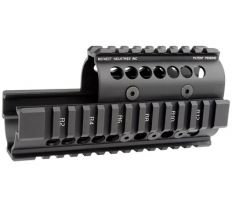 Midwest Industries AK Handguard - AK47/74 QUAD RAIL BLACK MI-AK 