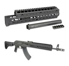 MI Gen2 AK47/74 EXTENDED Handguard Universal KeyMod Model - T1 Top 