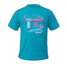 XM42 T-Shirt Blue Miami Vice "Aesthetic" - Medium