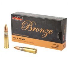 PMC Bronze 7.62x39 Rifle Ammo 123 Grain FMJ 20rd Box