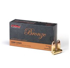 PMC 9mm 124gr FMJ 1000rd Case