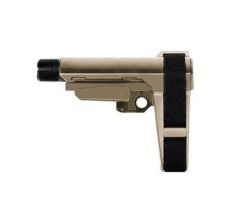 SB Tactical SBA3 FDE Collapsible Pistol Brace for AR Pistols