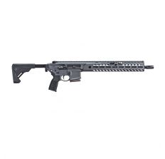 Sig Sauer MCX Virtus 556 Nato 16" 10rd Gray Finish Patriot Mag Release CA Compliant Stock Telescopes but does not Fold