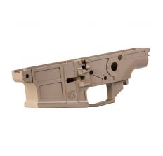 X Products X-17 SCAR17 FDE Lower Receiver | Light Weight Billet Trigger Module for FN SCAR® 17s | SR-25 / M110 Pattern - Flat Dark Earth