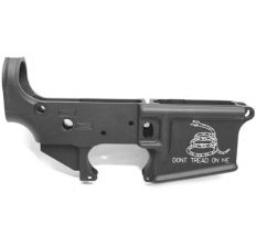 DS ARMS ZM4R STRIPPED AR LOWER DTOM "Don't Tread On Me" ZM4RDTOM BLACK